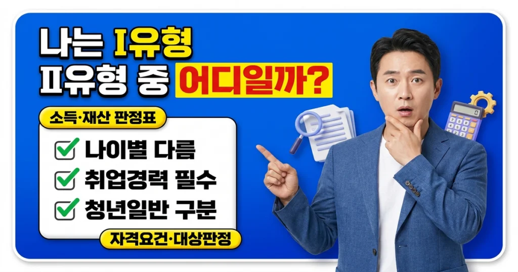 국민취업지원제도, 나는 I유형일까 II유형일까? 자격요건 판정 가이드