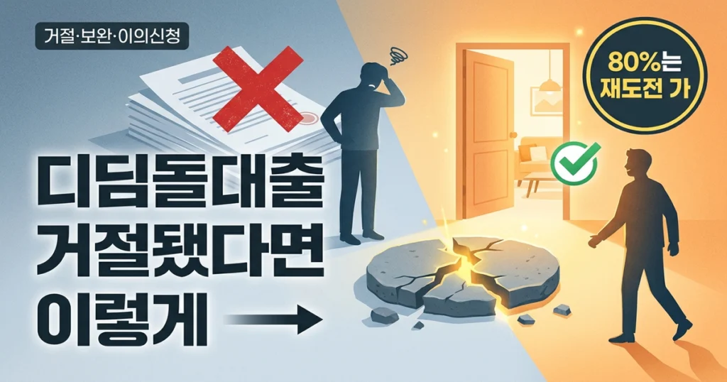 디딤돌대출 거절됐나요? 흔한 거절 사유와 재신청 전략