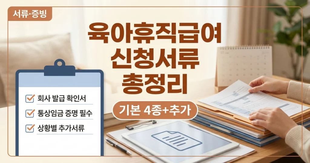 육아휴직급여 신청서류, 무엇을 준비해야 하나요?