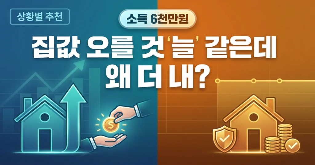 공유형모기지가 맞는 사람 vs 버팀목대출이 나은 경우