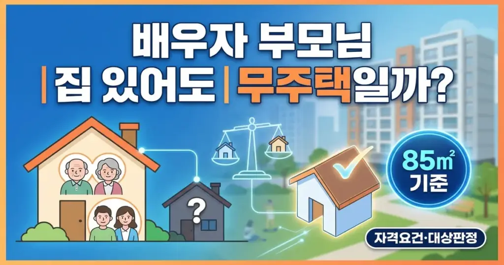 장기전세주택 조건, 무주택 세대구성원 자격 판정 기준
